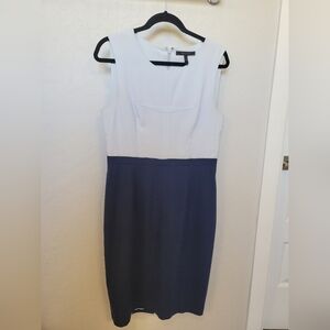 Two-Tone Sleeveless Dress